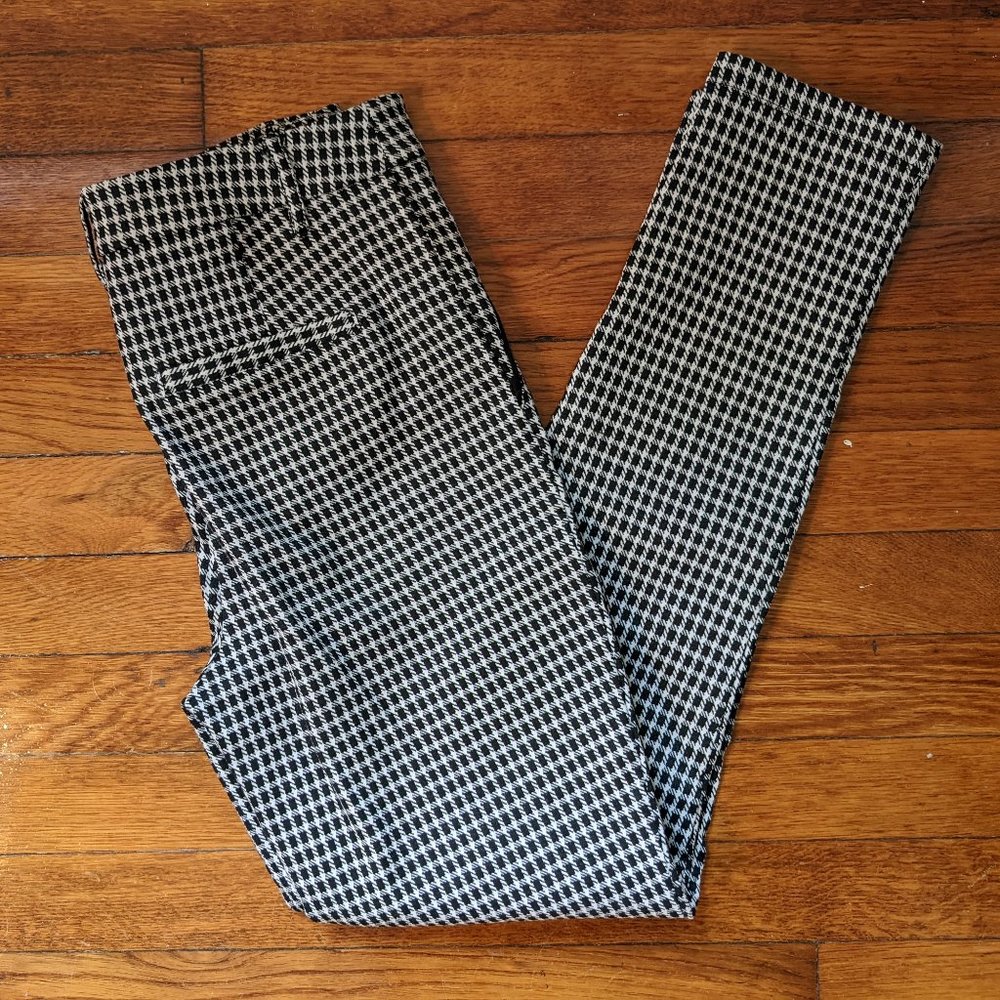 Forever 21 Skinny Houndstooth Trousers